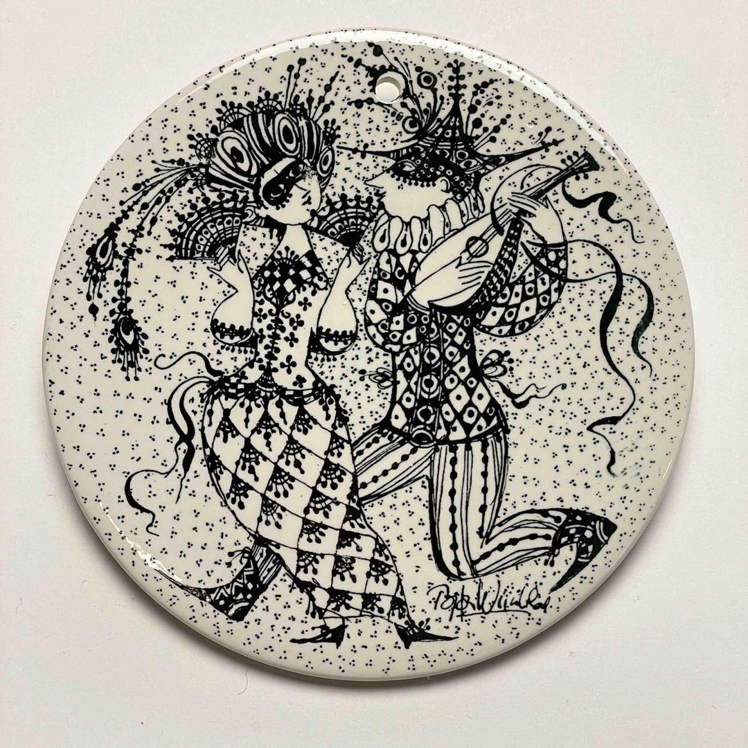 Bjørn Wiinblad platter - Frk. Rose